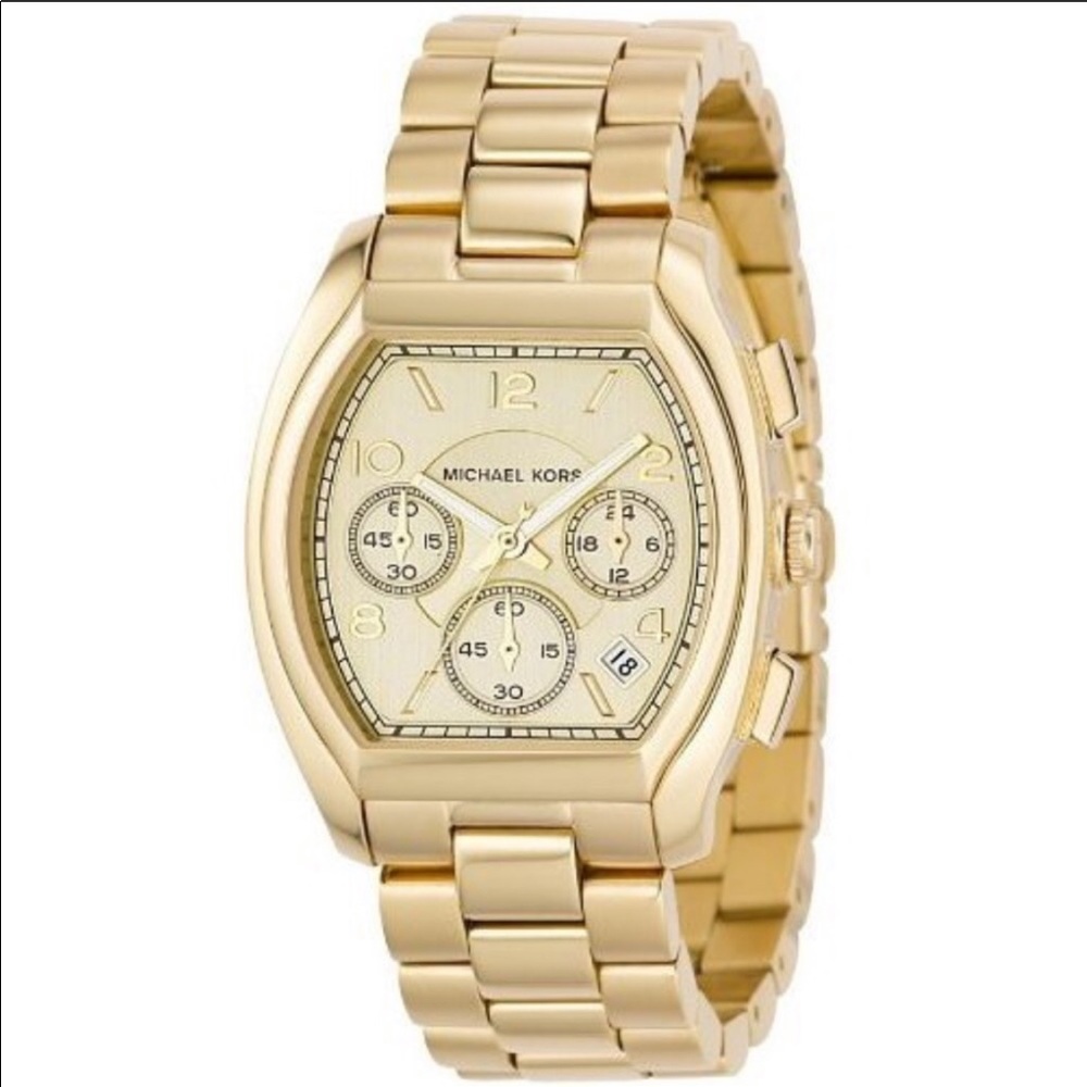 Michael Kors Ladies 5202 Chronograph Gold Watch